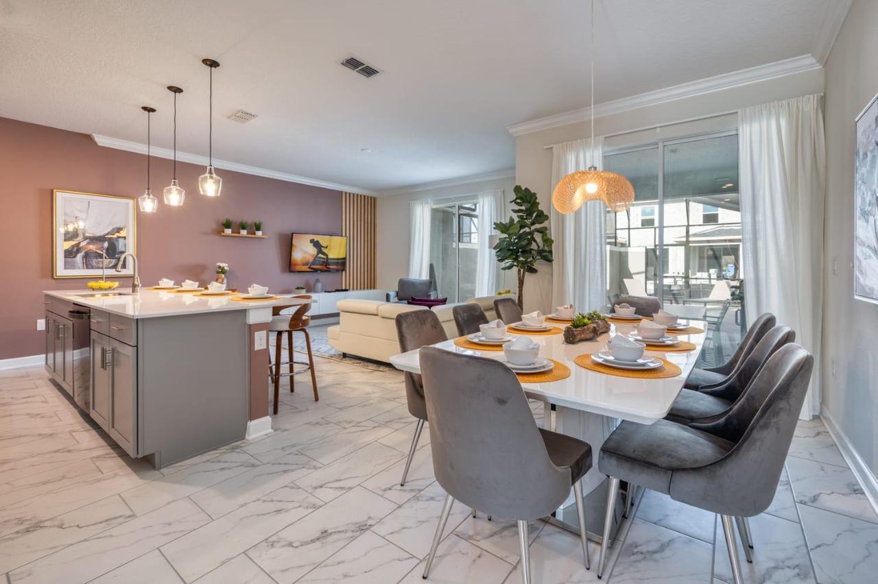 Awesome Home With Private Pool Near Disney Kissimmee Luaran gambar